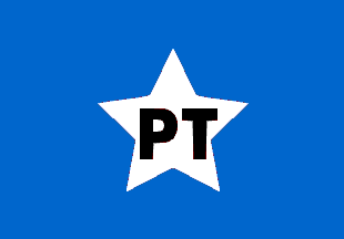 Variant Flag of Brazilian Workers Party (PT)